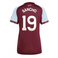 Aston Villa Jadon Sancho #19 Hjemmedrakt Kvinner 2025-26 Kortermet